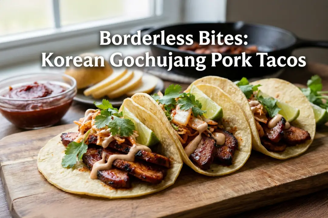 Borderless Bites: How to Make Korean Gochujang Pork Tacos at Home